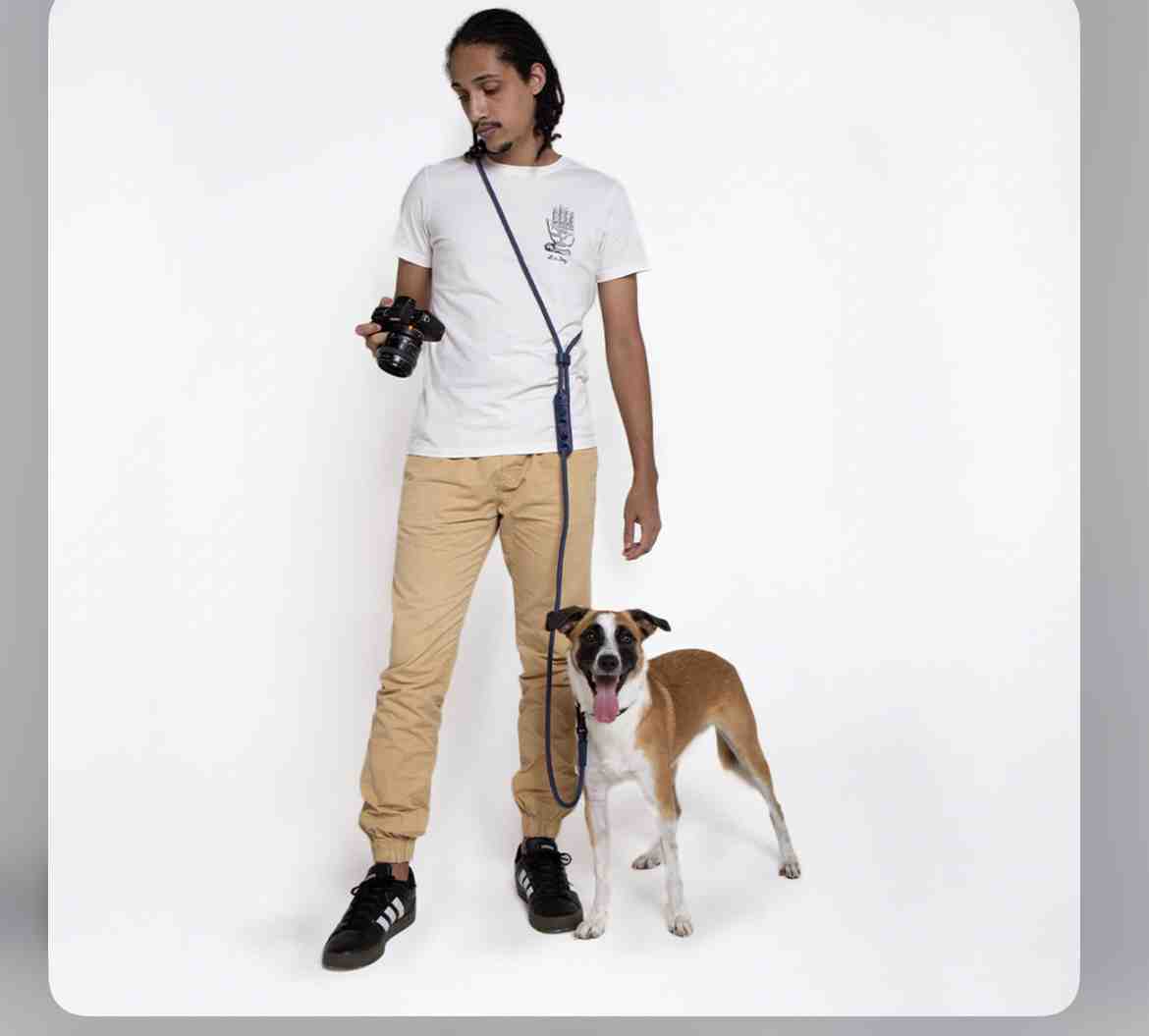 CORREA HANDS FREE LEASH BLUE 