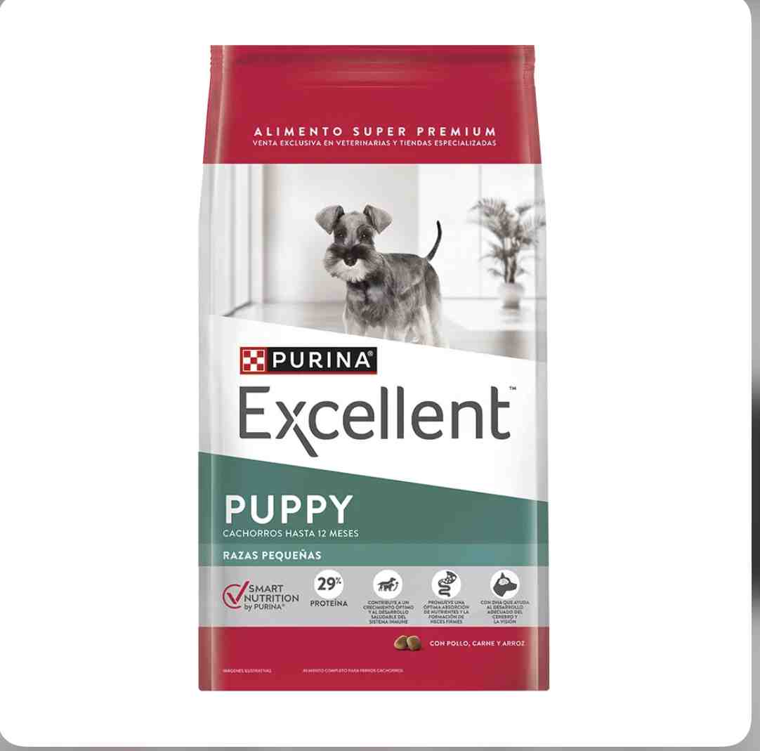 EXCELLENT PUPPY RAZA PEQUEÑA X 7,5 KG 