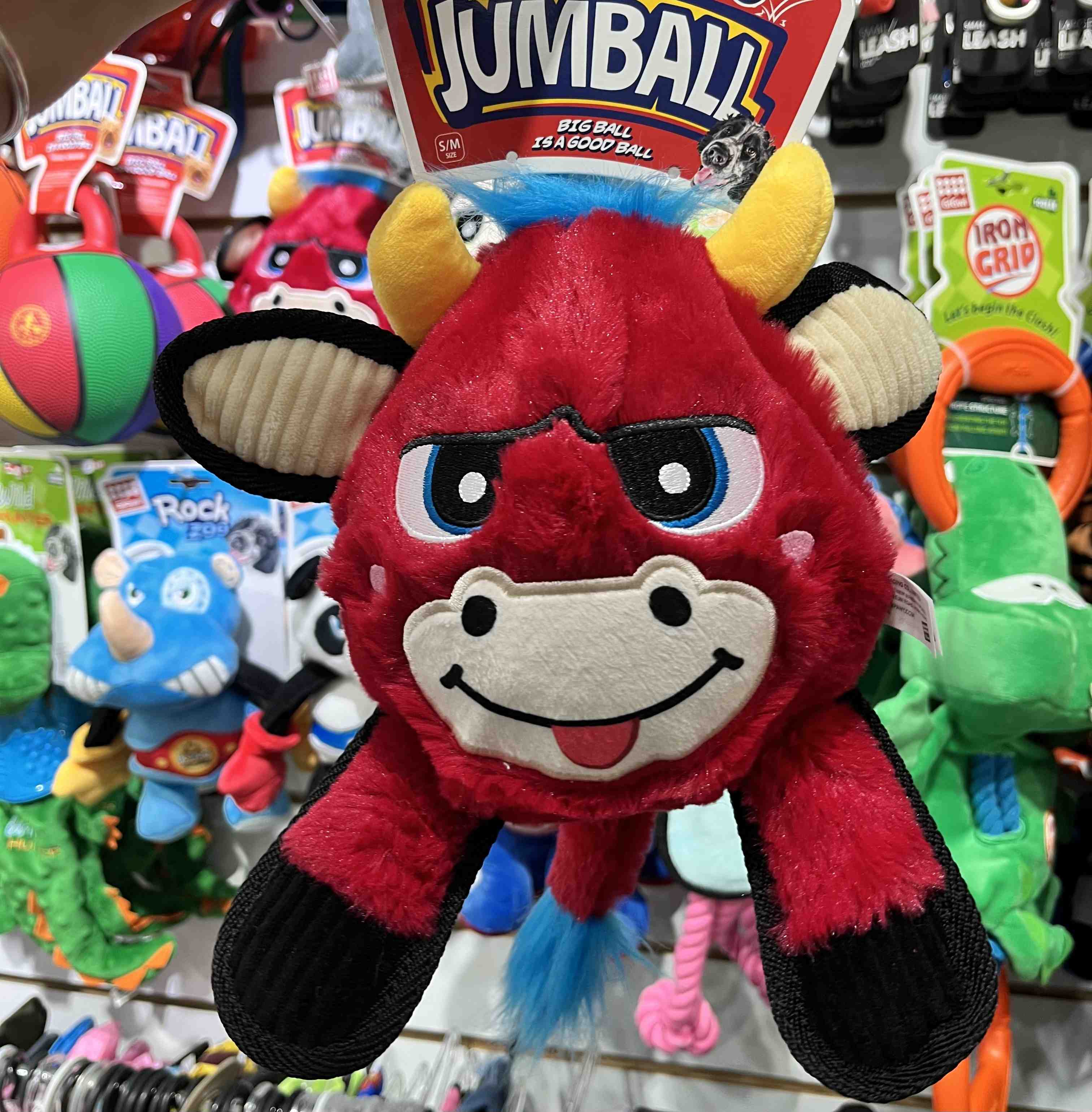 6863GIGWI  JUMBALL PLUSH RED
