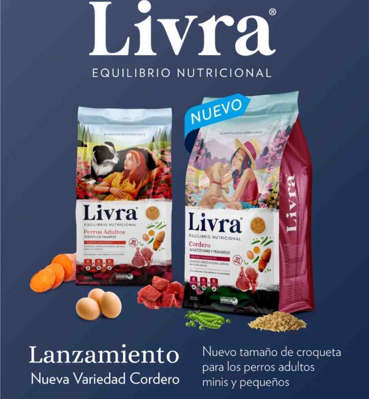 LIVRA CORDERO MINI Y PEQUEÑO X3KG