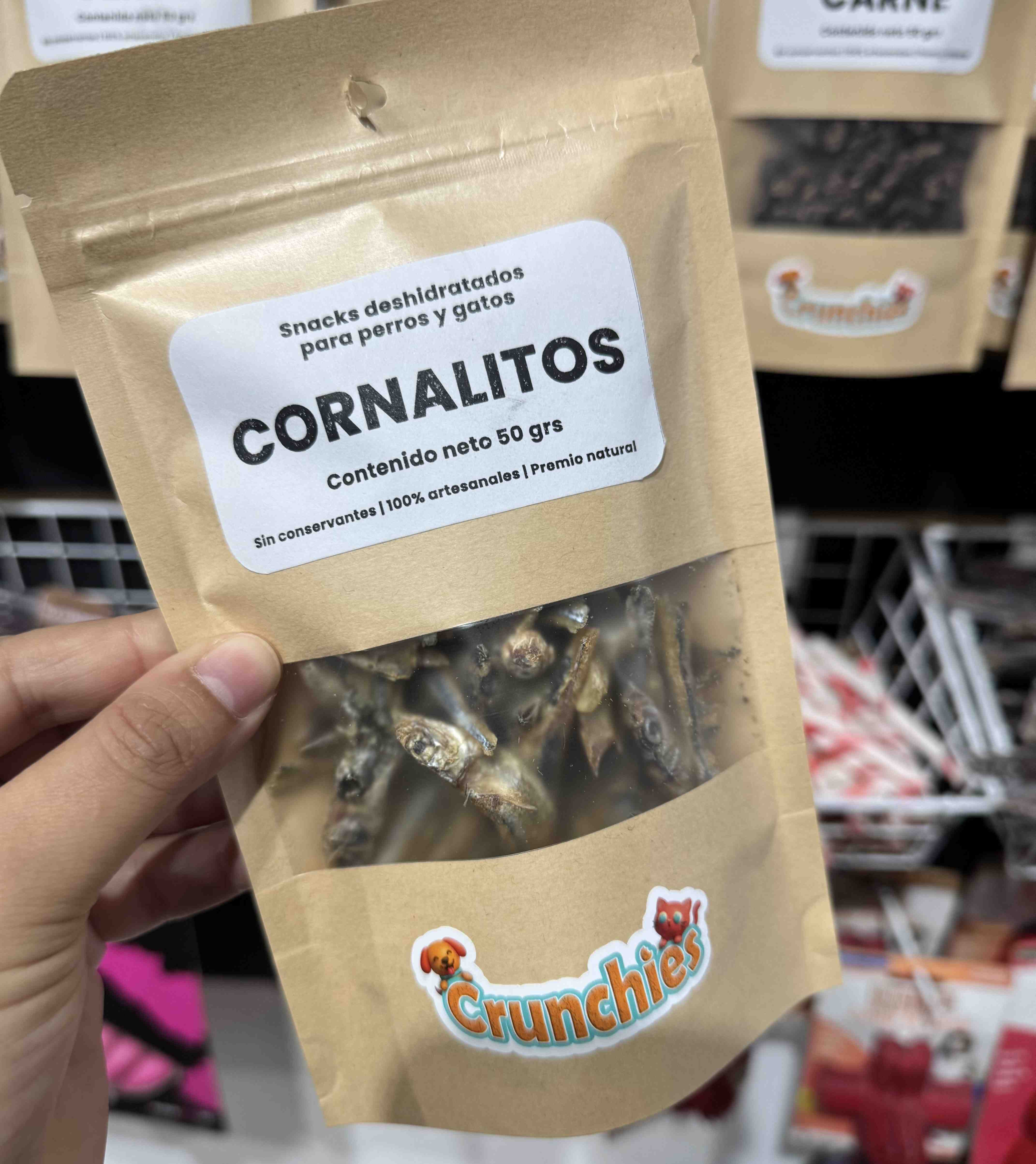 CRUNCHIES SNACK DESHIDRATADO SABOR CORNALITOS X 50GRS