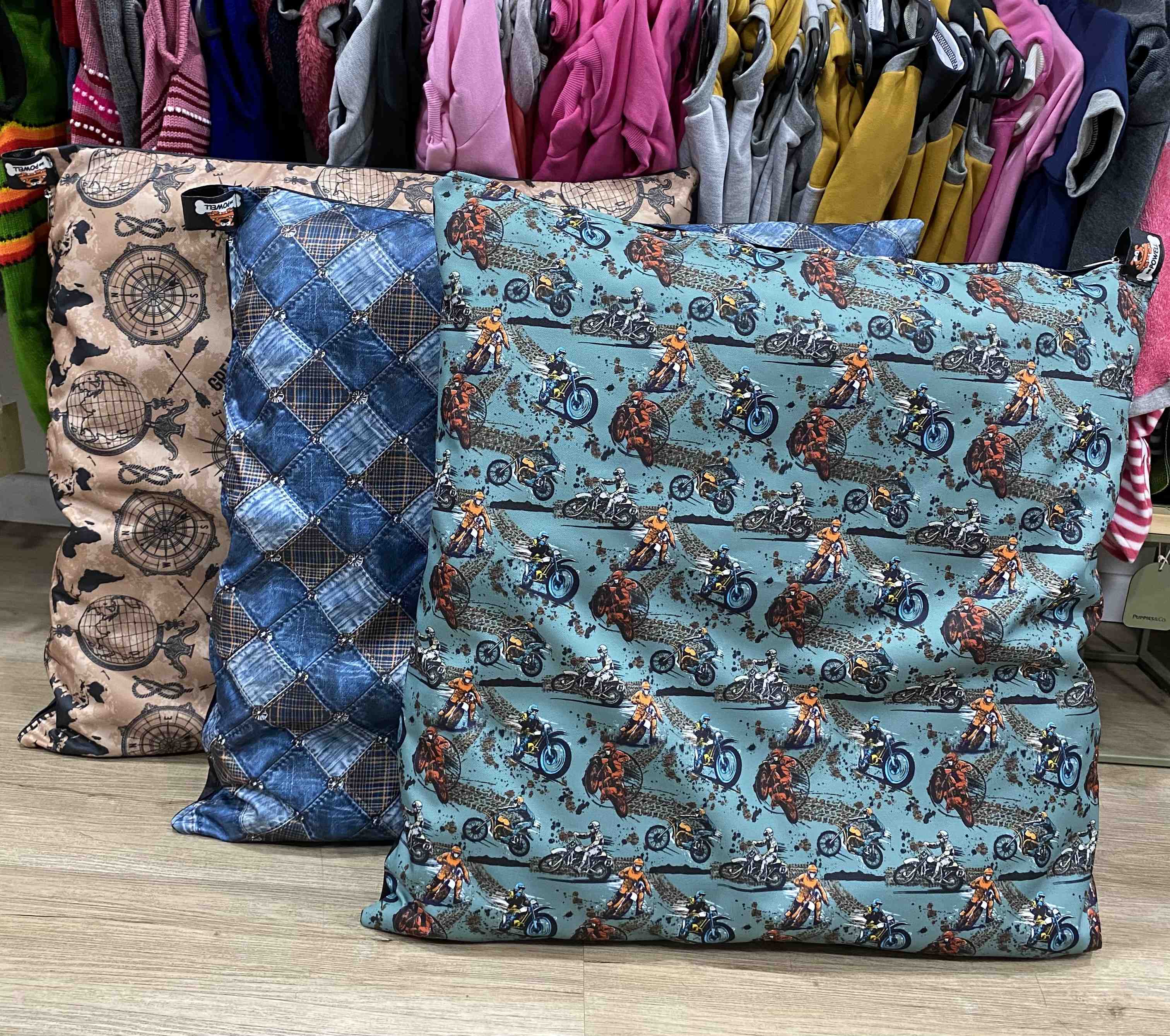 COLCHONETA CON FUNDA ANTIDESGARRO TALLE  2 60 X 70 CM 