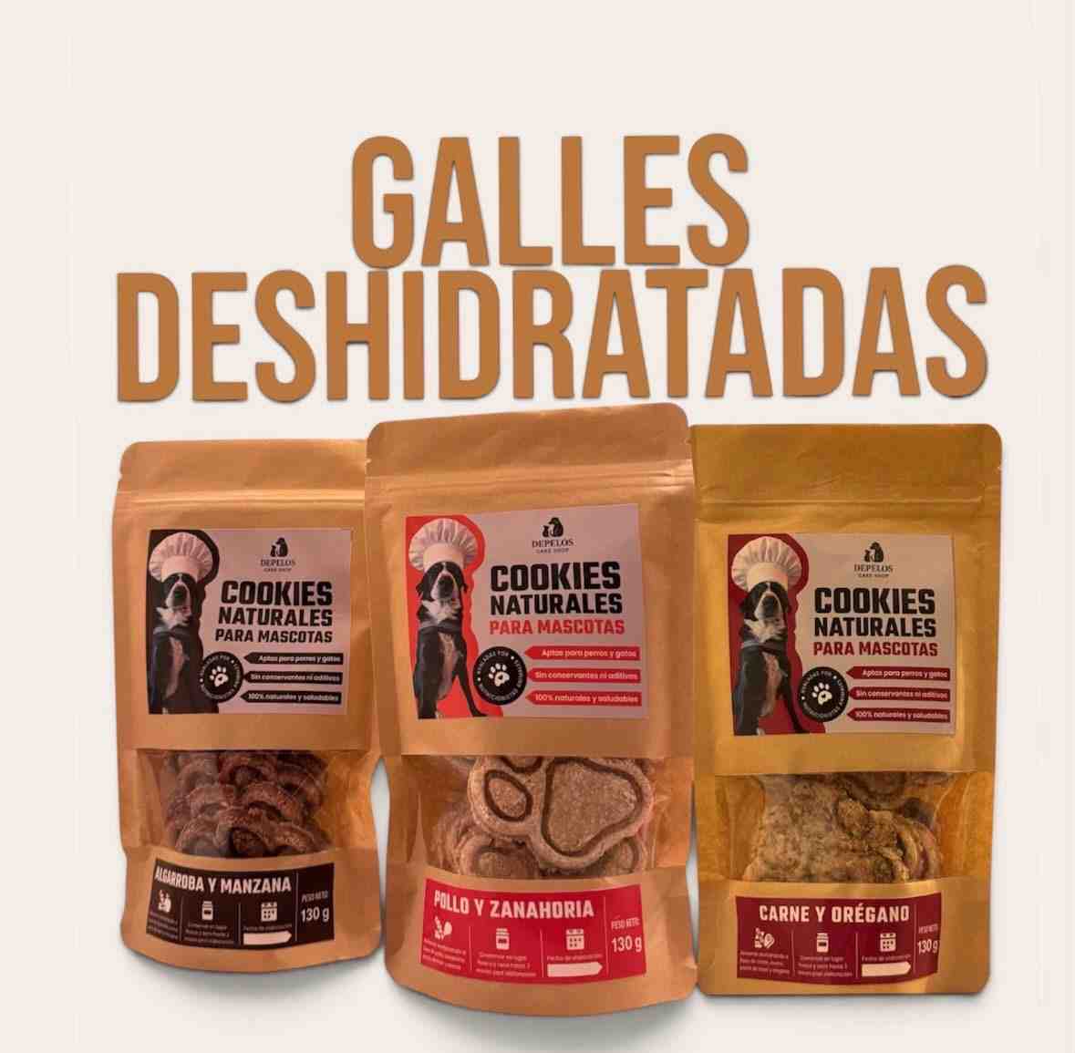COOKIES NATURALES POLLO Y ZANANHORIA X 130G