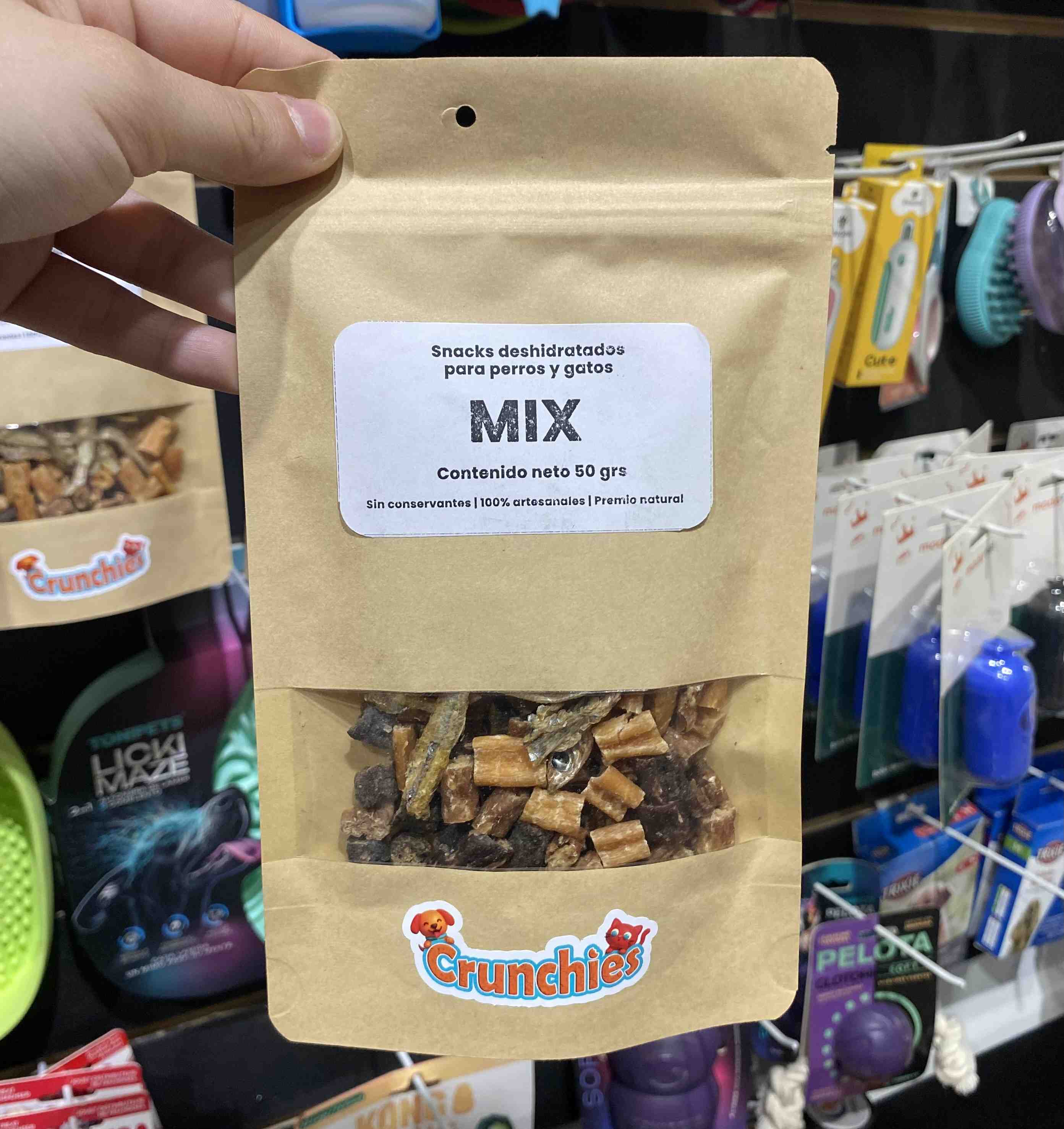 CRUNCHIES SNACK DESHIDRATADO SABOR MIX X 50GRS