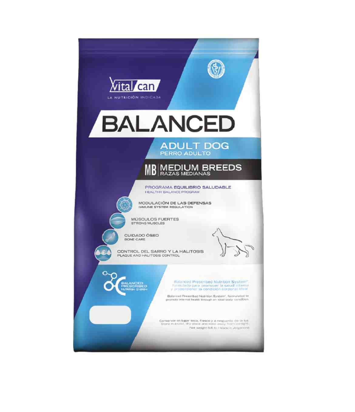 BALANCED PERRO ADULTO MEDIANO X 3 KG 
