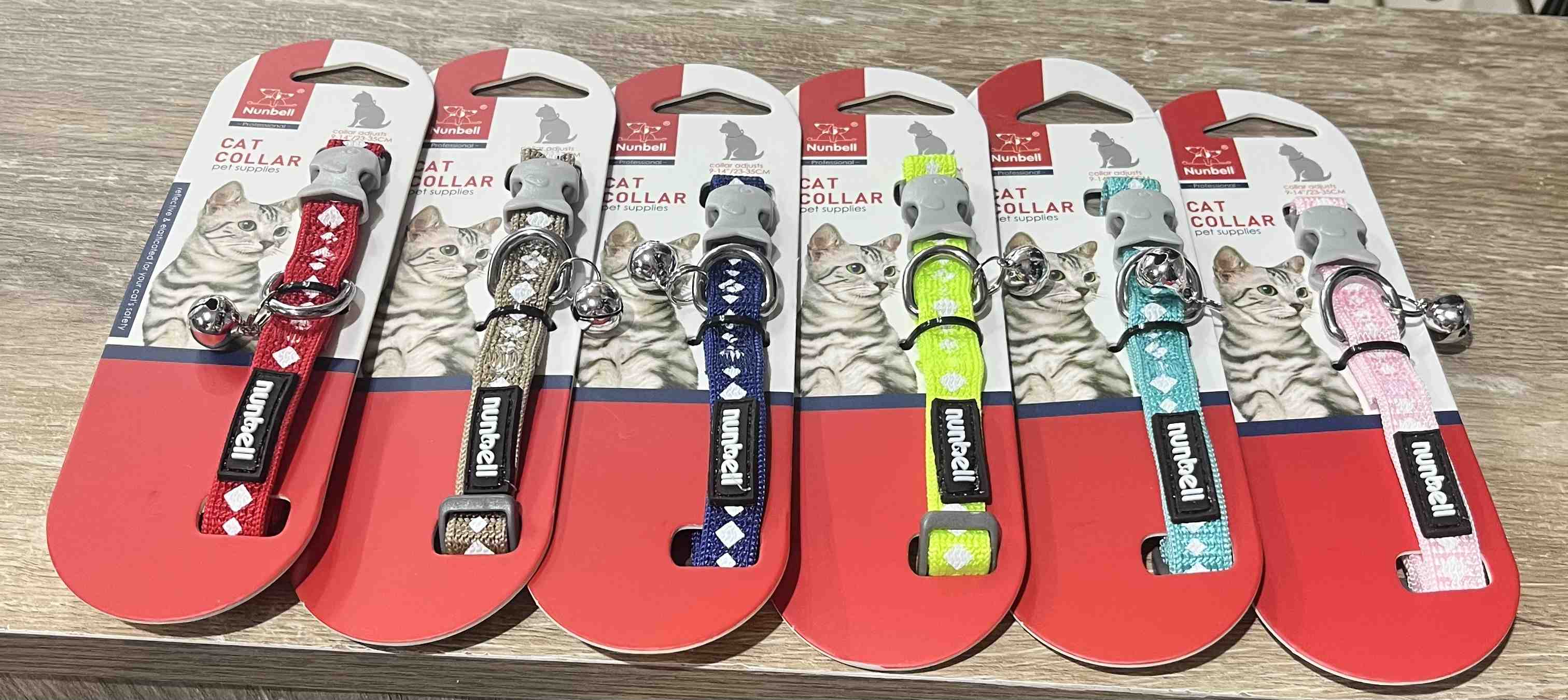 COLLAR GATO NUNBELL ROMBO FINO 23-35 CM 