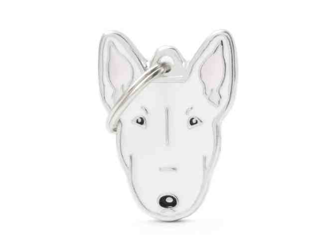 MEDALLA BULL TERRIER BLNCO