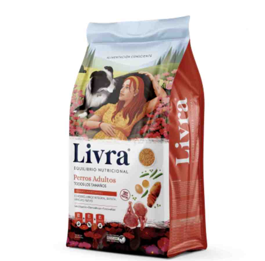LIVRA CORDERO ADULTO MEDIANO  X 3 KG