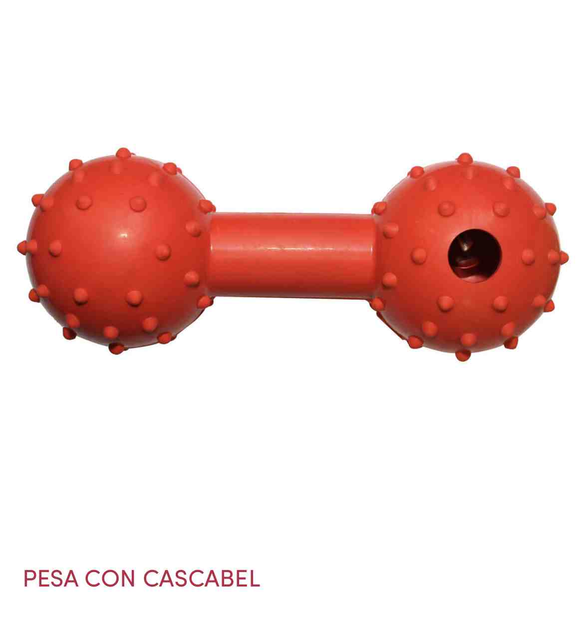 BP065 Pesa c/ casacabel, caucho natural, 12 cm,