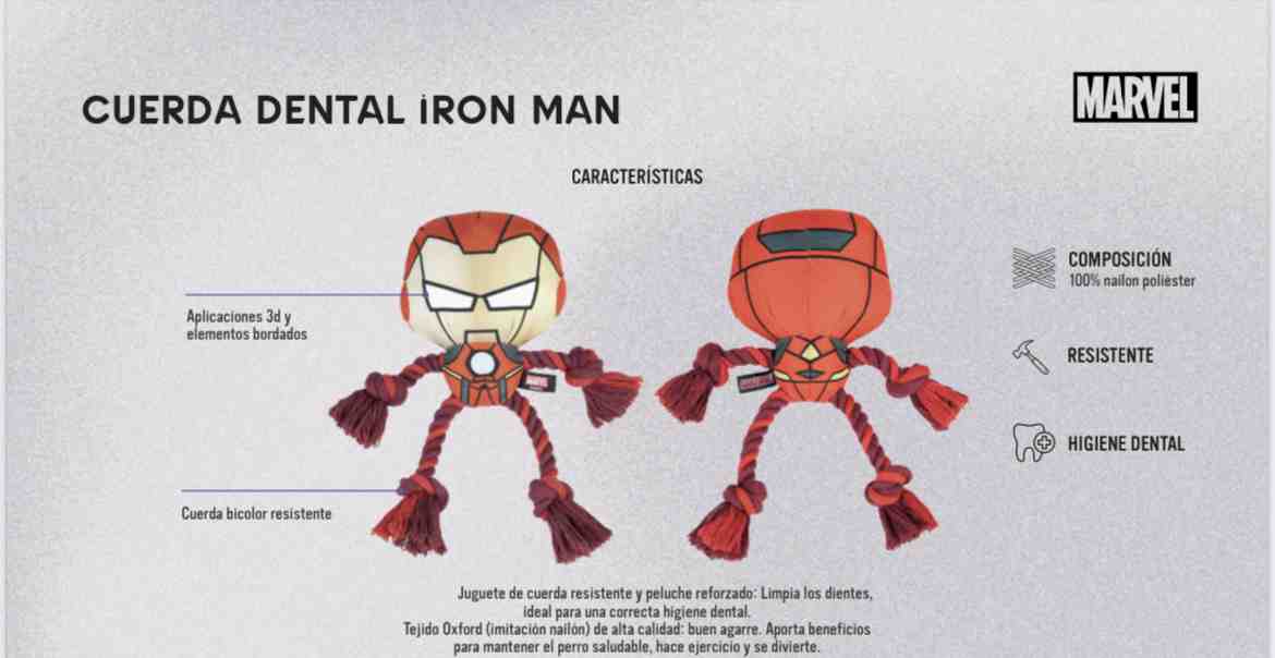 REF490 CUERDA DENTAL IRON MAN