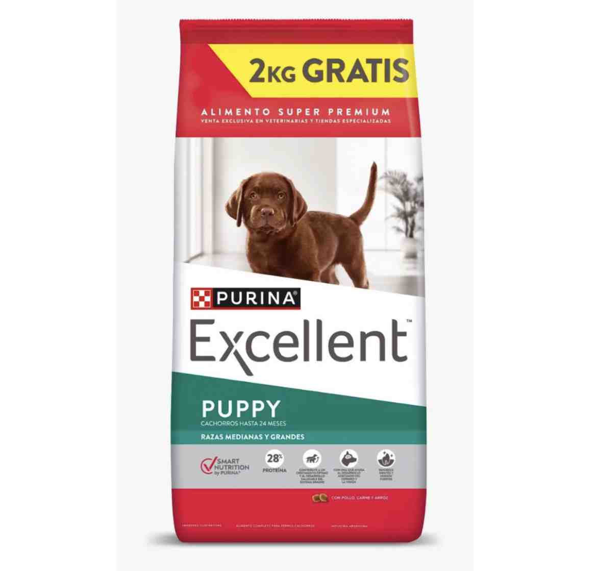 EXCELLENT PERRO PUPPY MEDIANO/GRANDE X20KG+2KG 