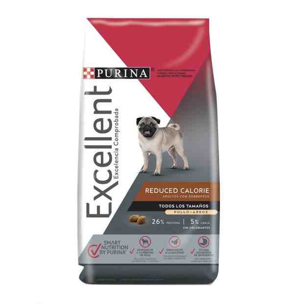 EXCELLENT PERRO CALORIAS REDUCIDAS X 3 KG 