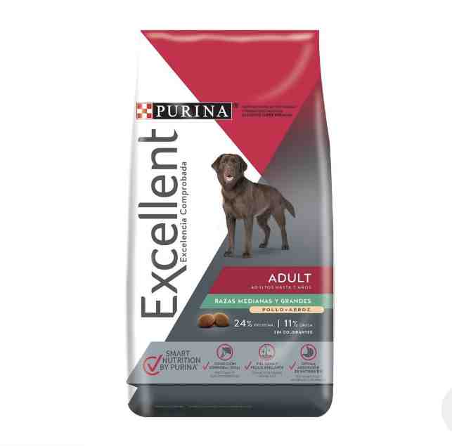 EXCELLENT PERRO ADULTO RAZA MEDIANA  FRACCIONADO 