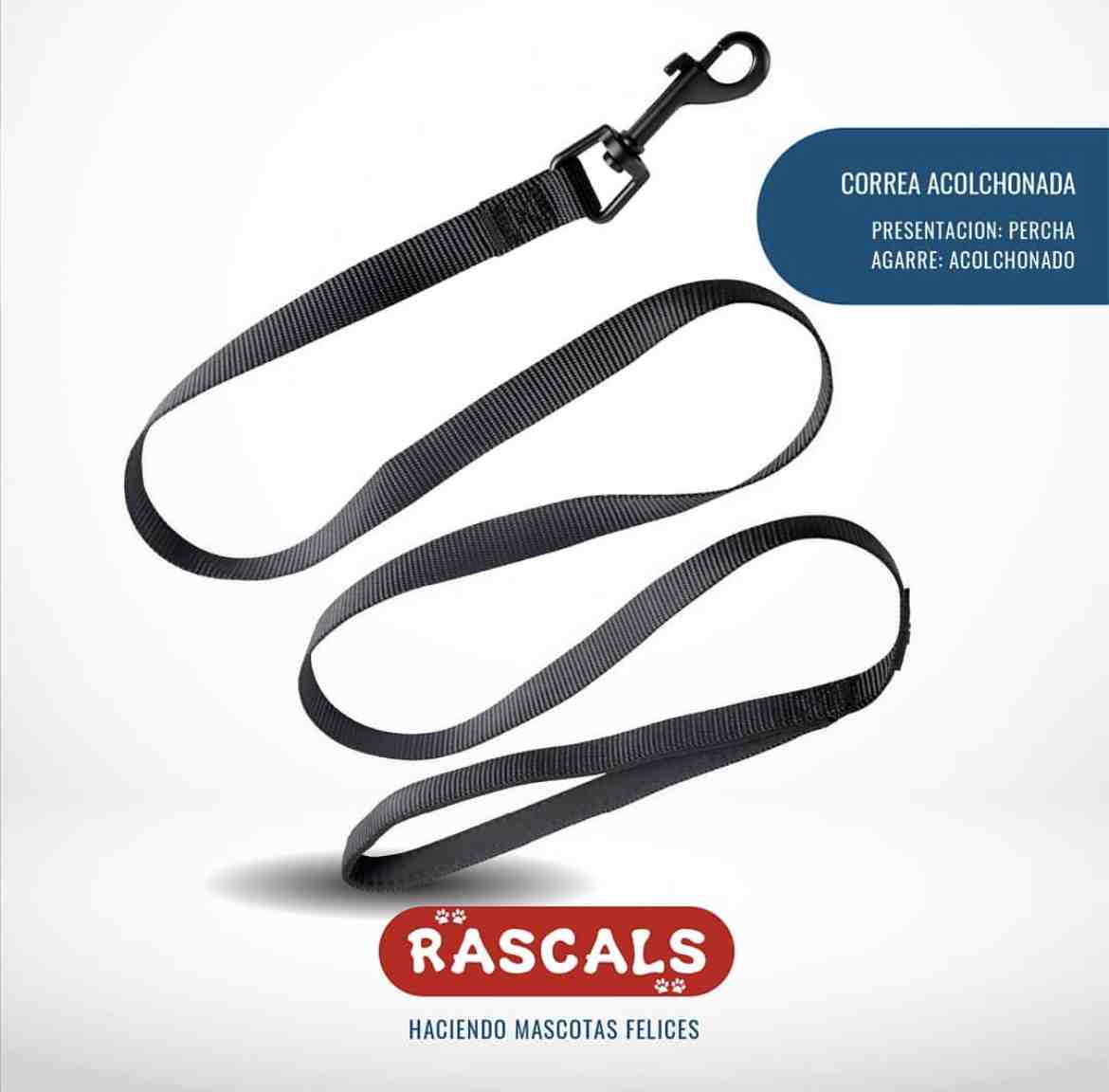 CORR106EXL CORREA 2,2METROS ACOLCHONADA NEGRO 