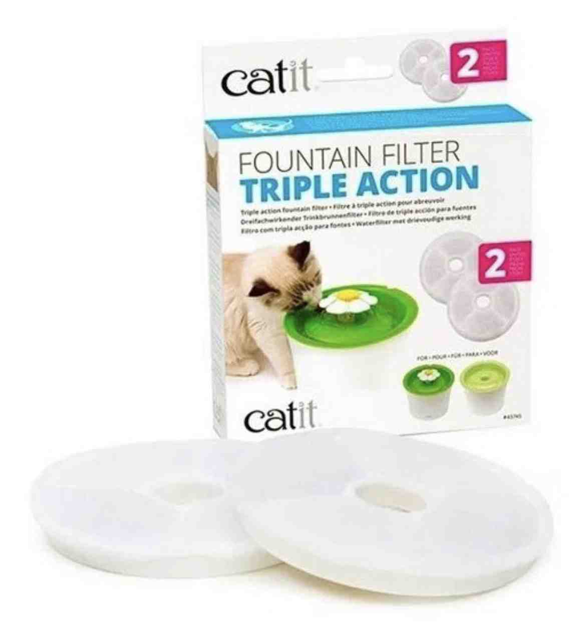 FILTRO FUENTE CATIT 3 LITROS  X 2 