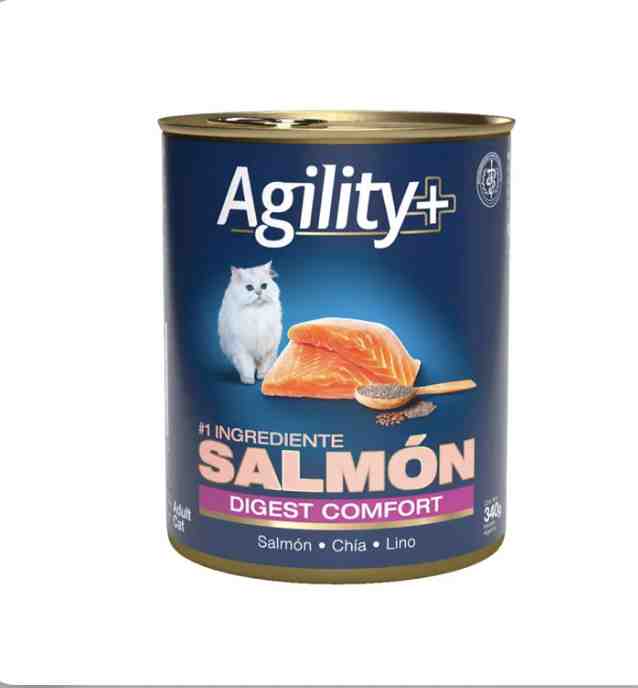 LATA AGILITY GATO DIGEST CONFORT SALMON 340GM