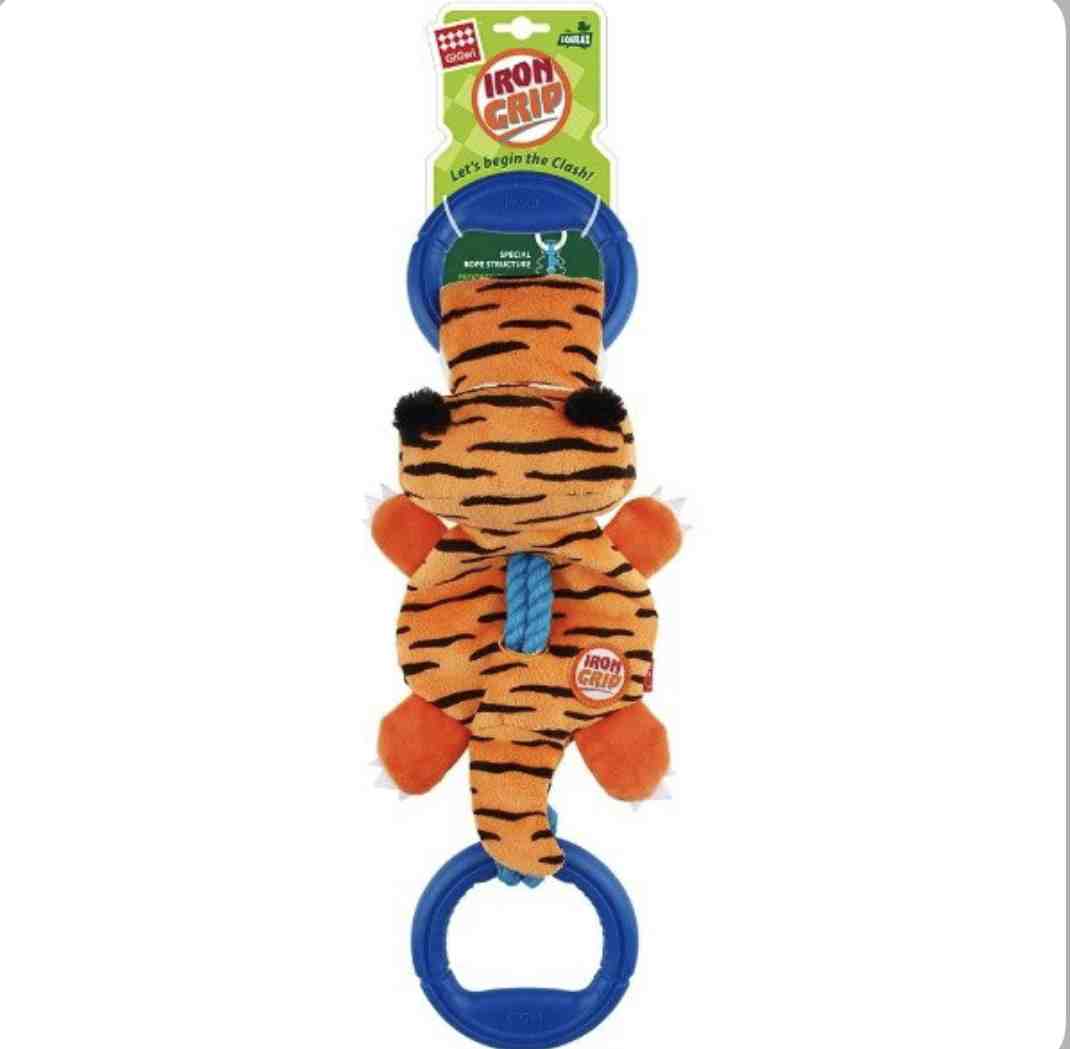 8115 GIGWI IRON GRIP TIGER PLUSH