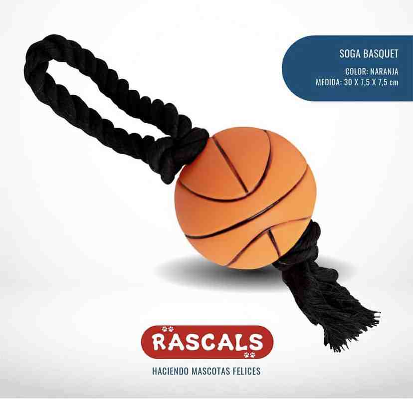 JUP99369-C SOGA BASQUET con soga (blanca) 