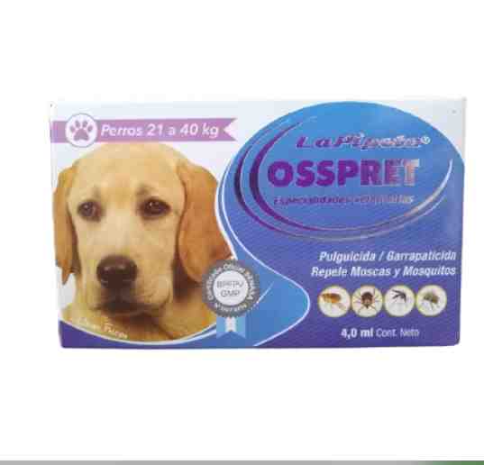PIPETA OSSPRET PERROS (21 A 40KG)