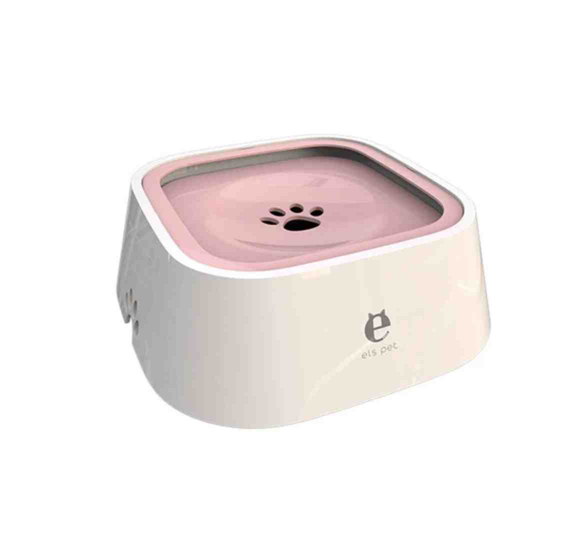 BEBEDERO CON TAPA FLOTANTE ROSA 1 LITRO 