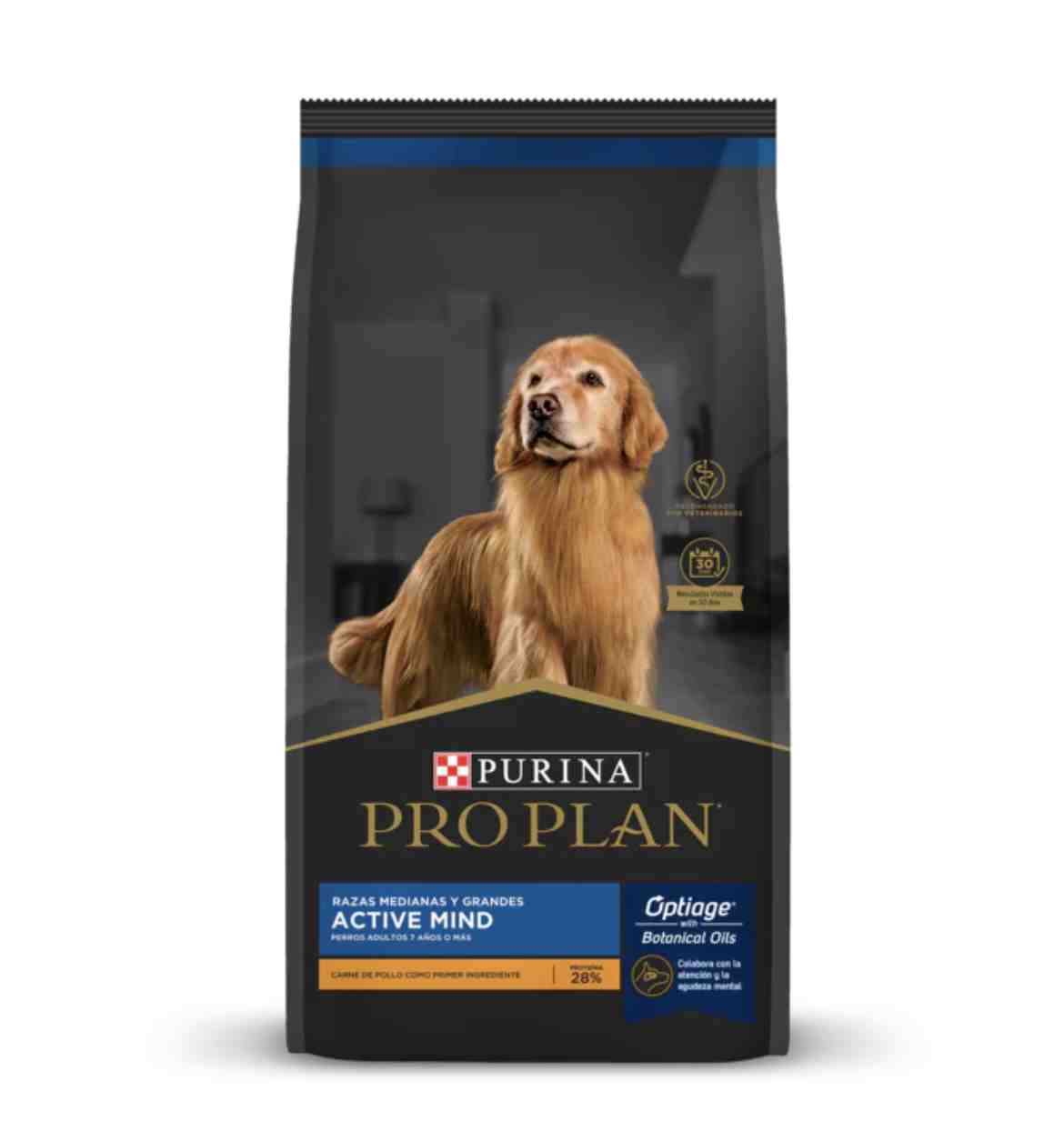 PRO PLAN ACTIVE MIND PERRO MEDIANO + 7 AÑOS X 3 KG
