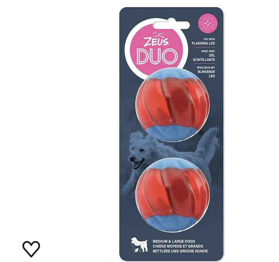 96288 PELOTA ZEUS X2 CON LUZ LED 