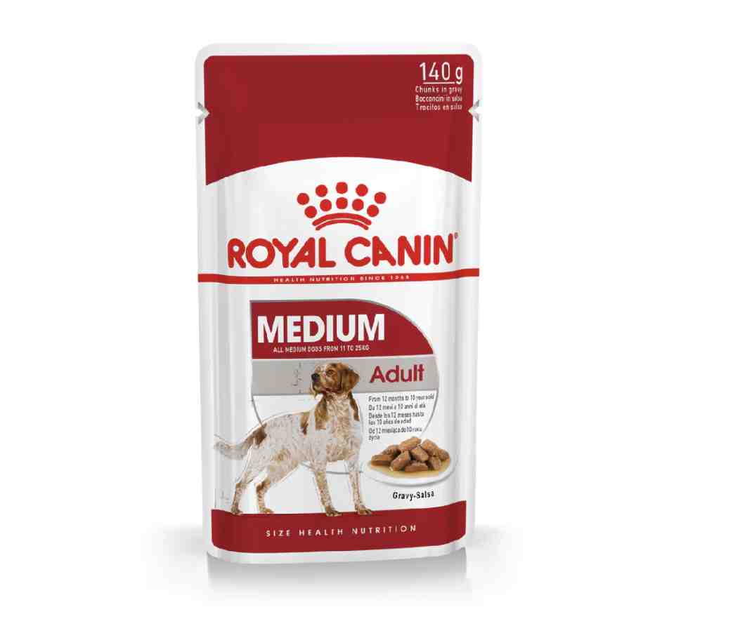 POUCH ROYAL MEDIUM ADULTO X 140g