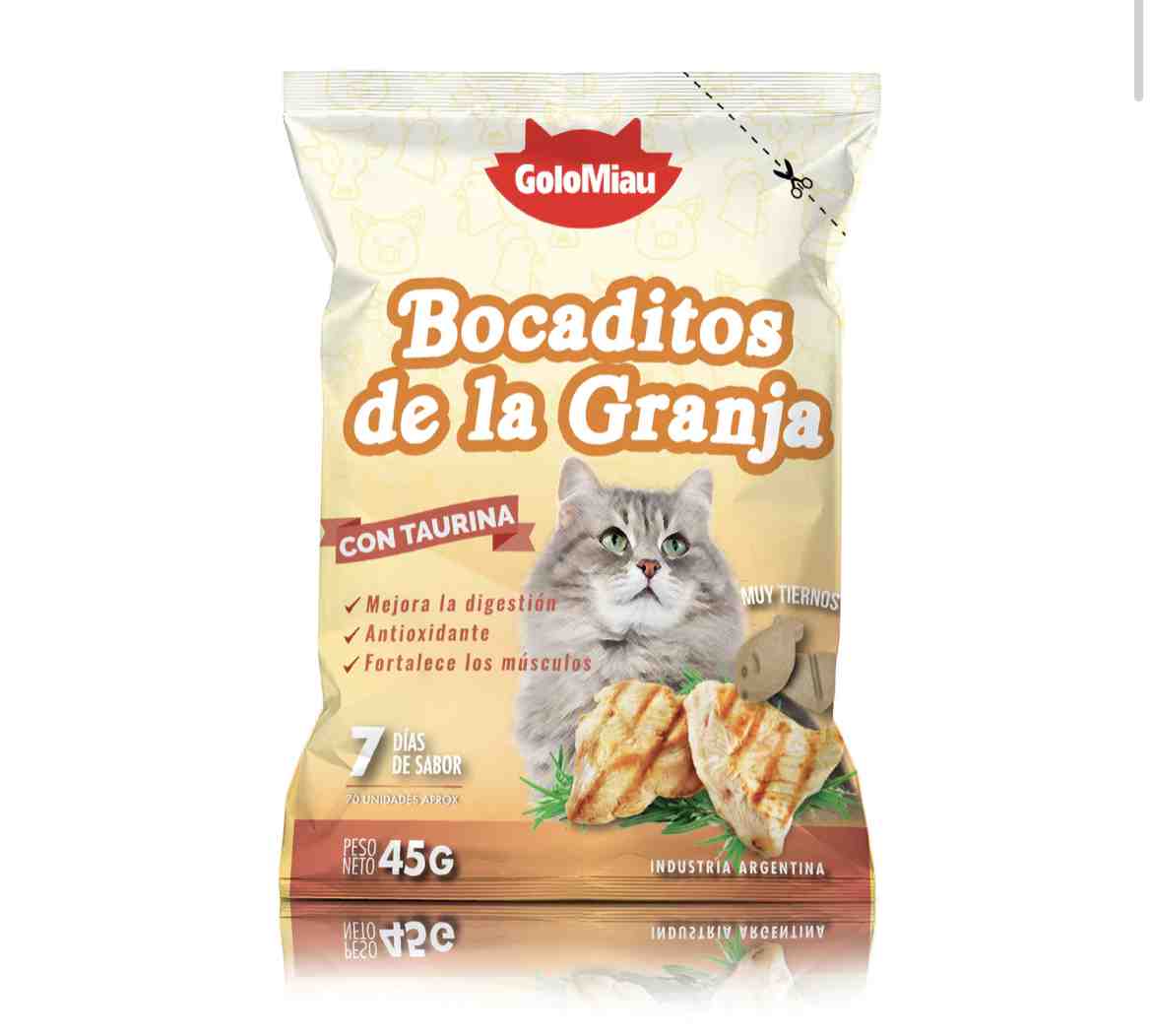 GOLOMIAU BOCADITOS DE LA GRANJA X 45G
