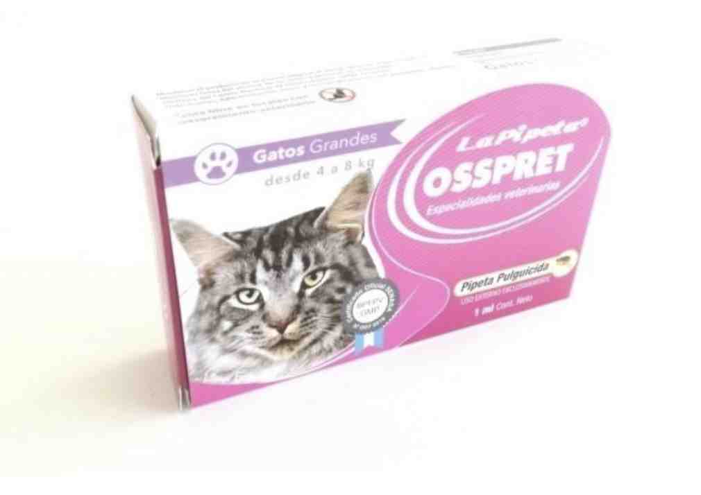 PIPETA OSSPRET GATOS GRANDES ( 4 A 8 KG)