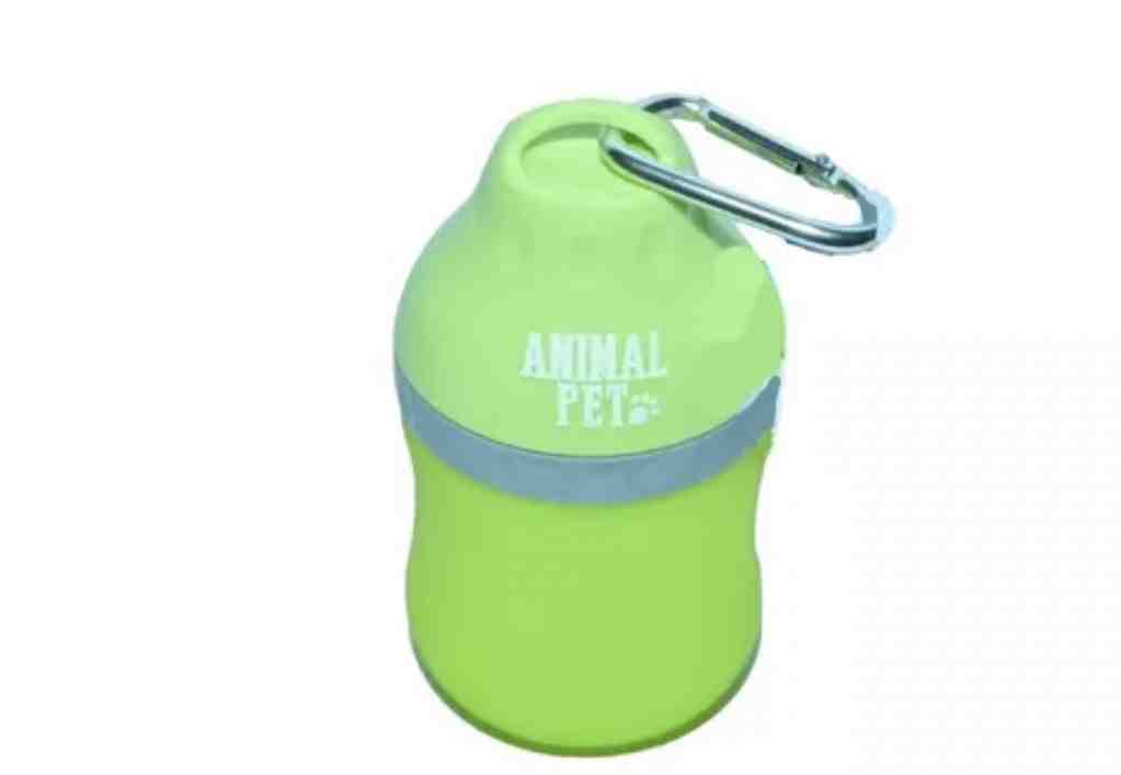 BOTELLA ANIMAL PET VERDE