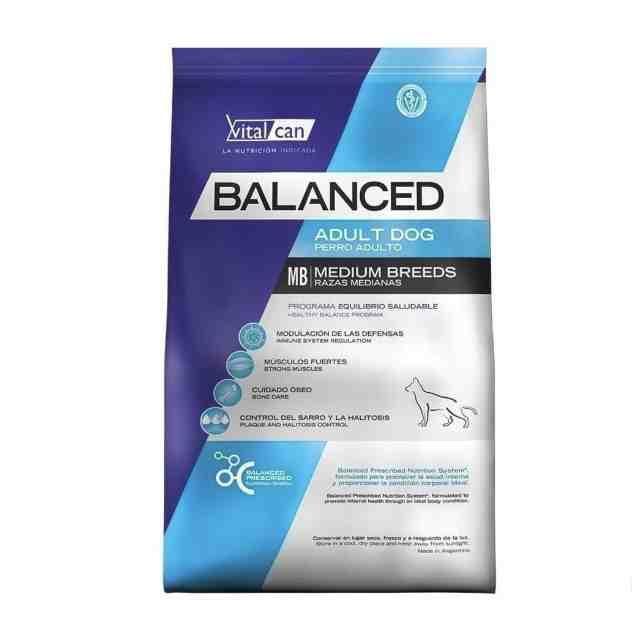 BALANCED PERRO ADULTO MEDIANO X 20 KG 