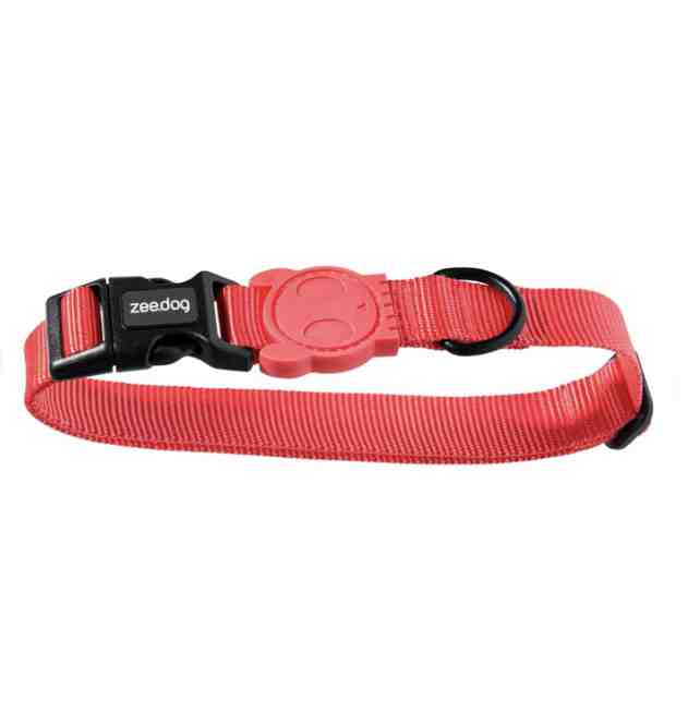 COLLAR NEON CORAL TALLE S 