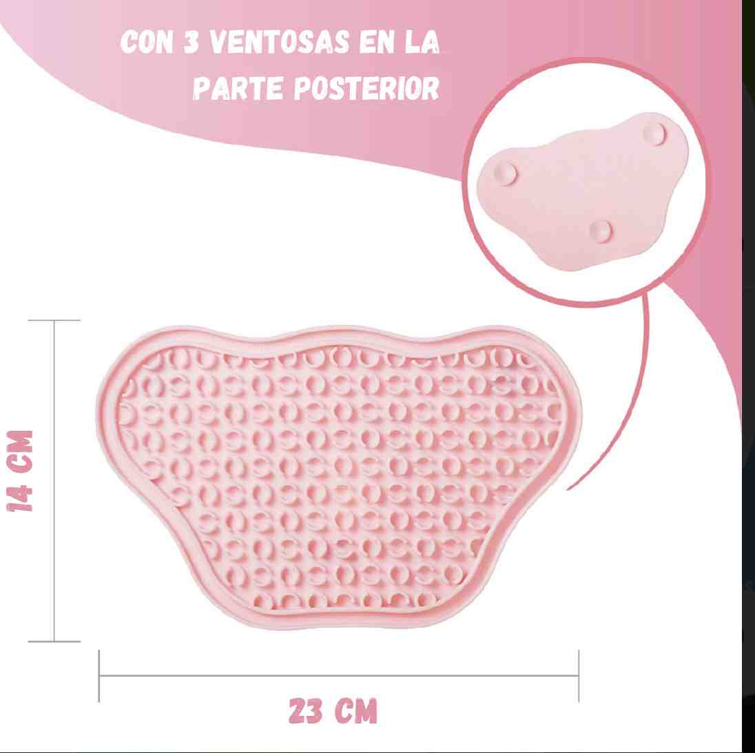 ALFOMBRA LAMER PAW ROSA (CON SOPAPA)