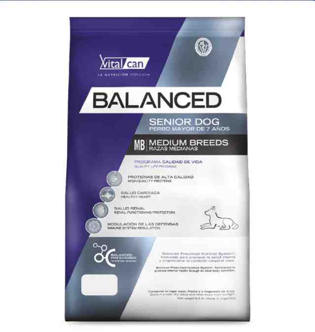 BALANCED PERRO SENIOR MEDIANO X 12KG 