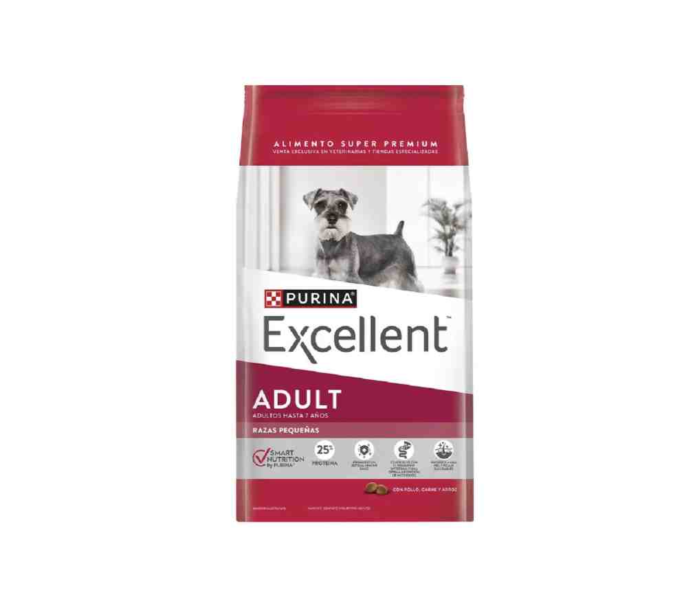 EXCELLENT PERRO ADULTO  RAZA PEQUEÑA X 7,5 KG 