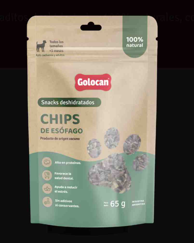 CHIPS DE ESOFAGO DESHIDRATO GOLOCAN X 65GR