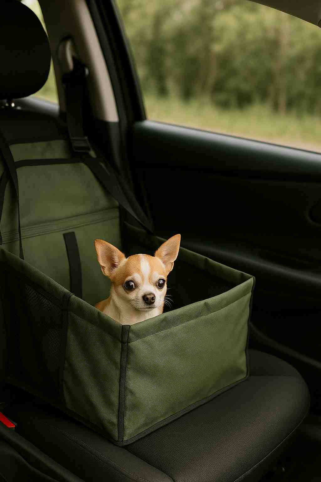 SILLA PARA AUTO INDIVIDUAL (VERDE MILITAR)