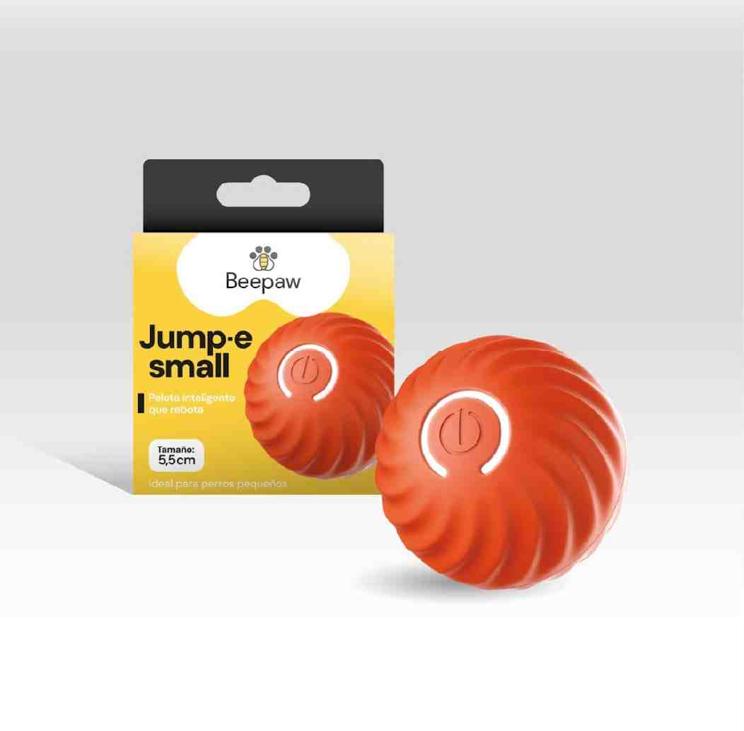 PELOTA INTERACTIVA PARA PERROS JUMP-E SMALL ROJA