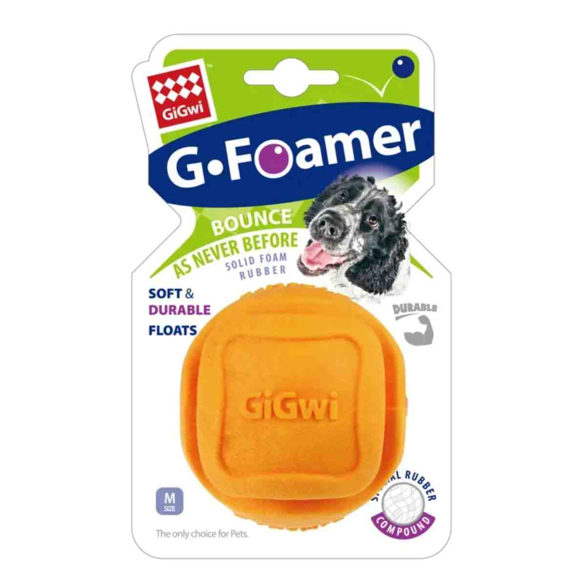 8210 GIGWI FOAMERT BALL ORANGE