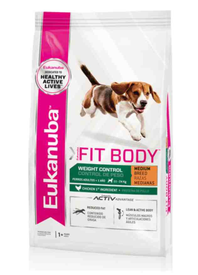 EUKANUBA FIT BODY MEDIANO X 15 KG