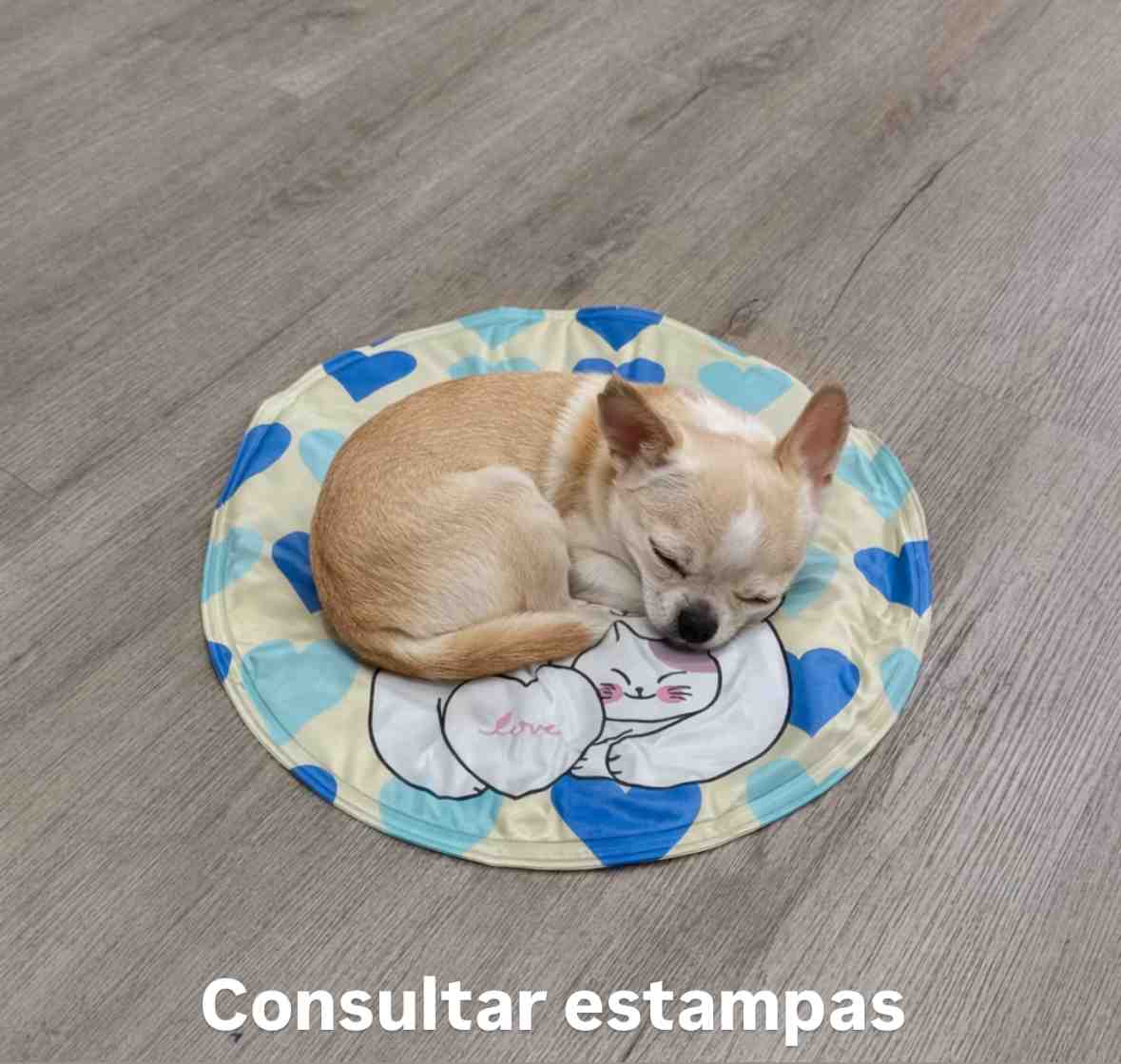 MANTA REFRIGERANTE CIRCULAR 40 CM TAMAÑO GATO O CHIHUAHUA