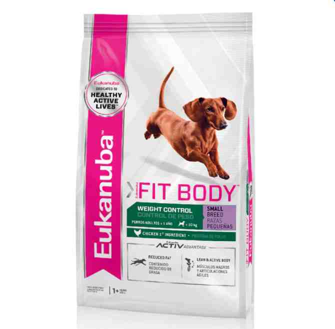 EUKANUBA FIT BODY ADULTO SMALL X  3KG