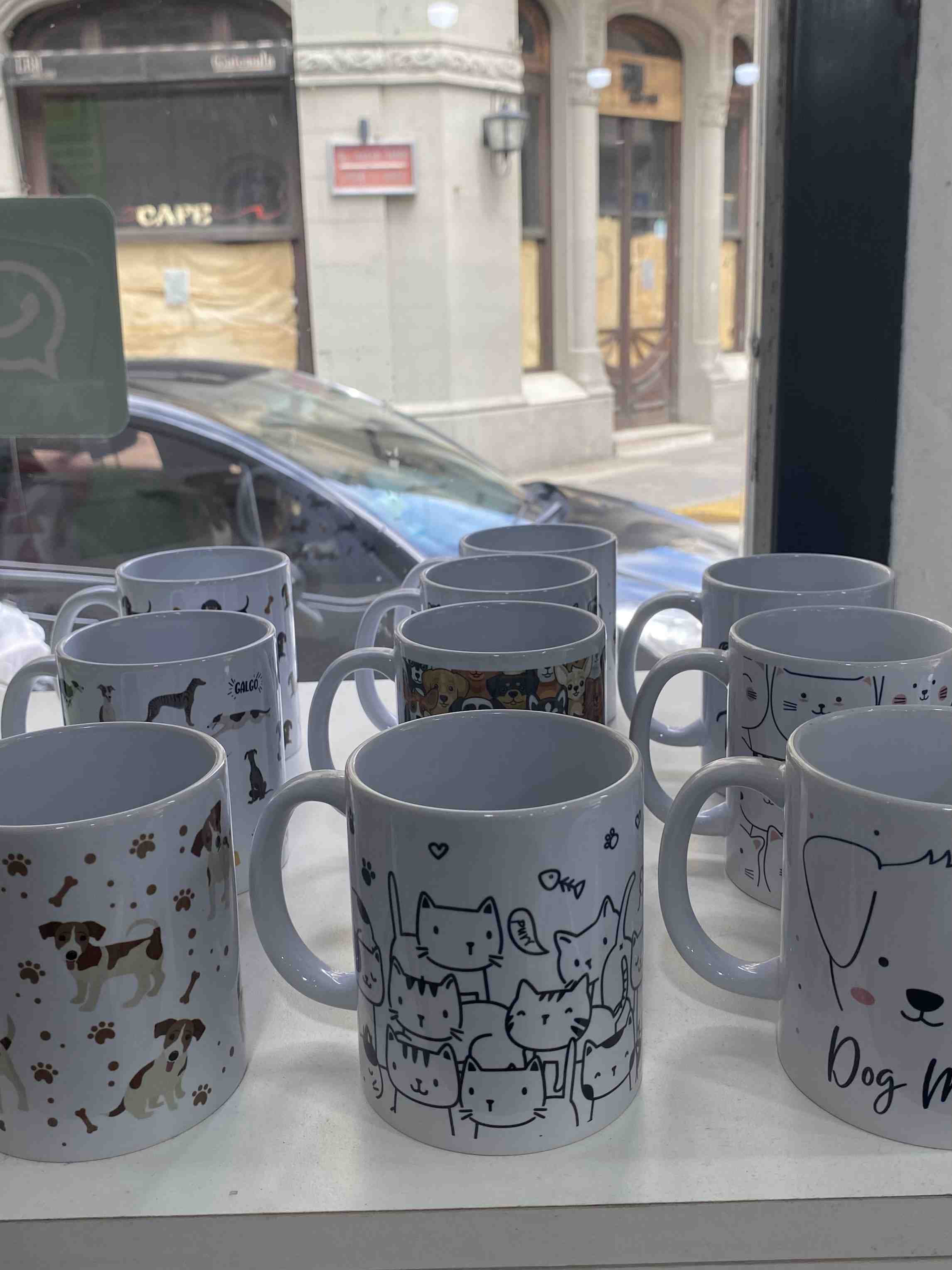 TAZAS DE CERÁMICA (consultar estampas )