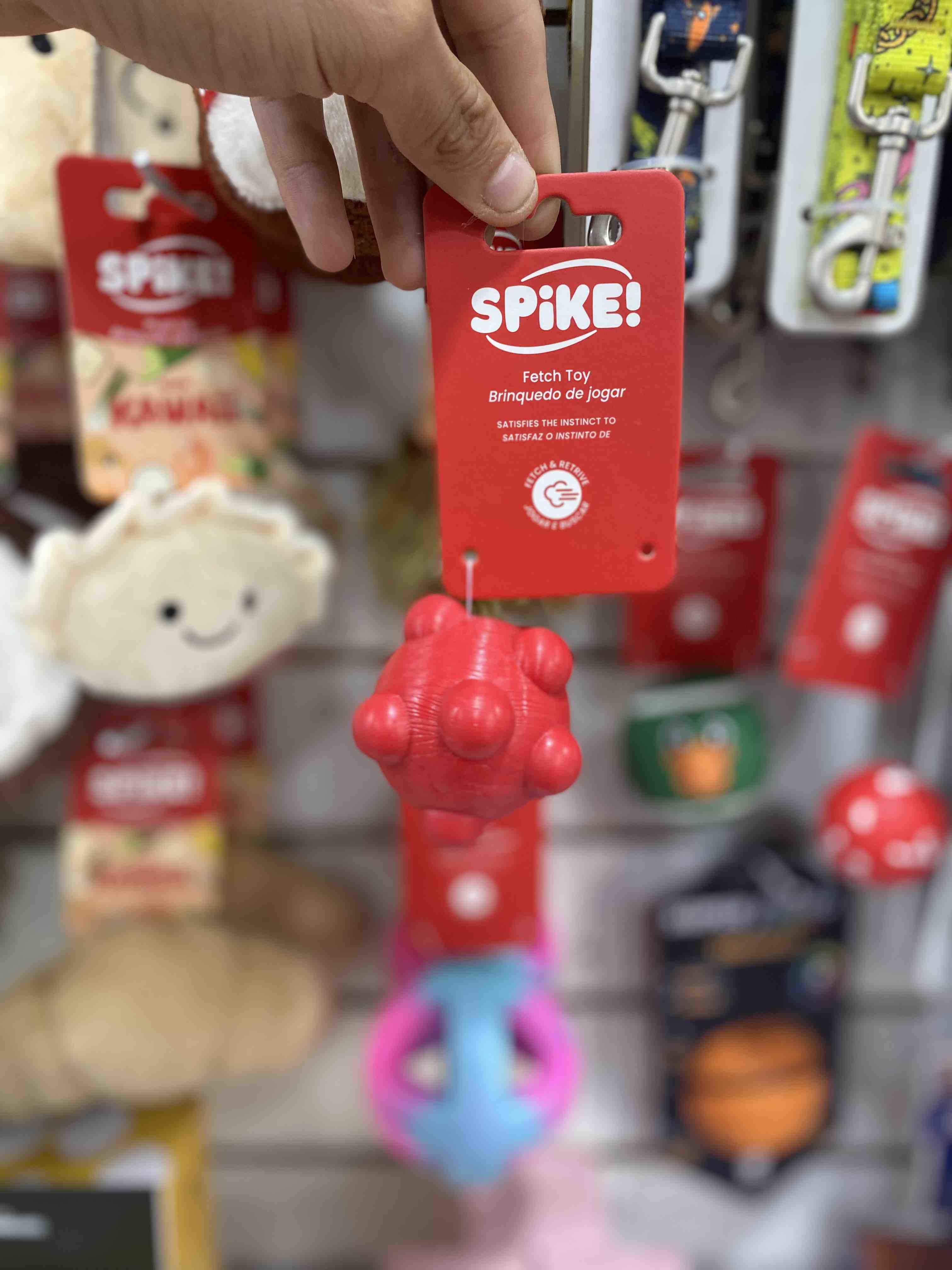 SPIKE BALL ASTEROIDE ROJO