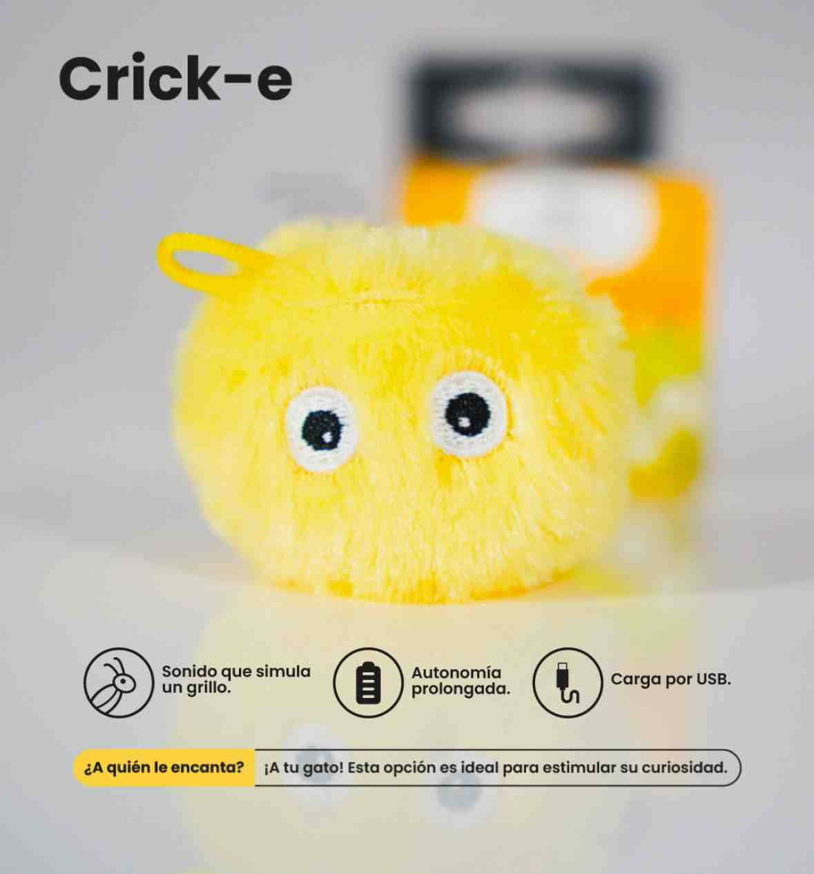 PELUCHE INTERACTIVO CON SONIDO ( CRICK-E )