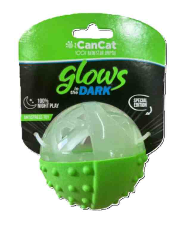 1489 PELOTA SQUEAKY GLOW(BRILLA EN LA OSCURIDAD)