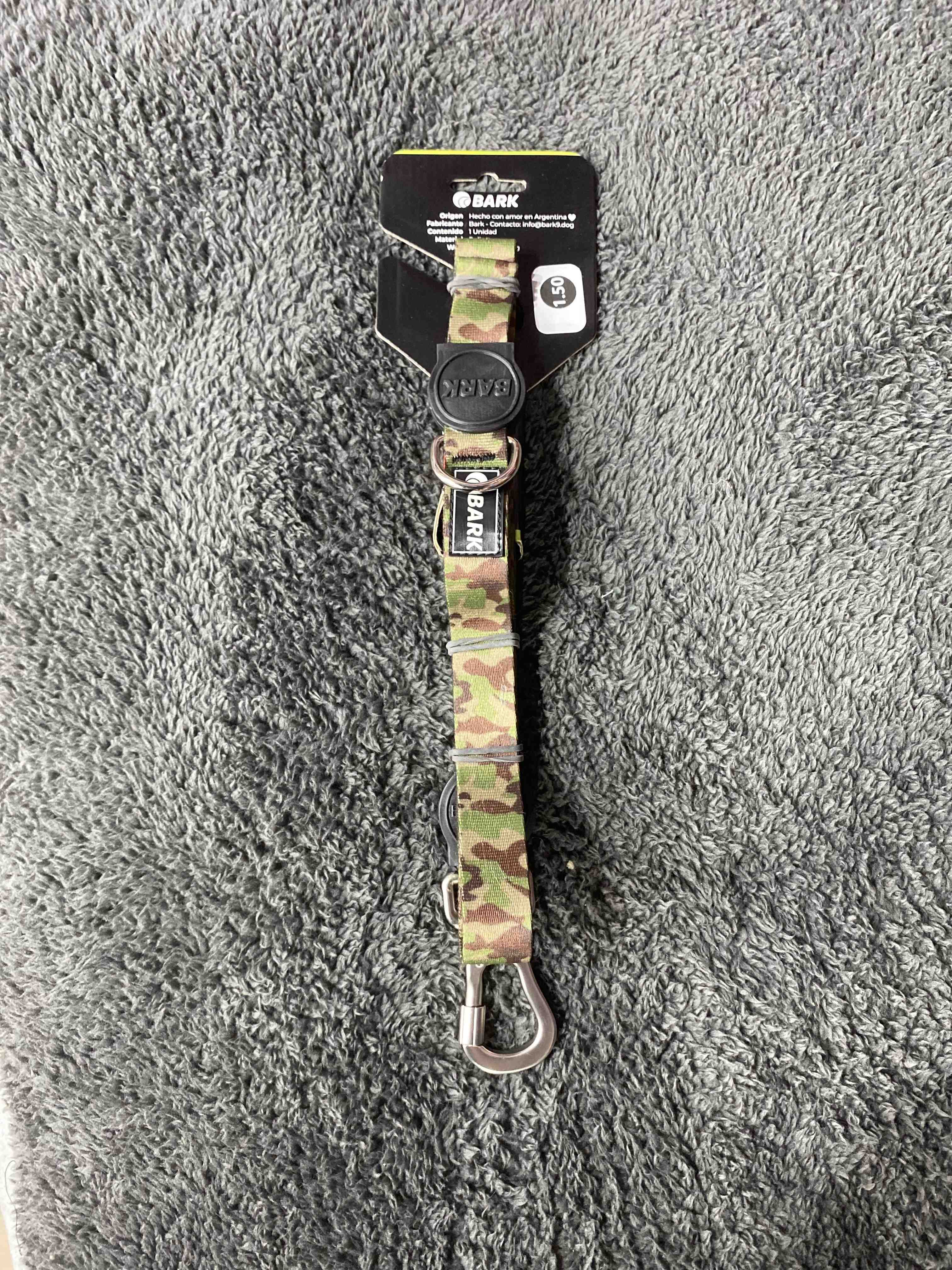 BARK CORREA SIMPLE CAMUFLADA 1.50MTR