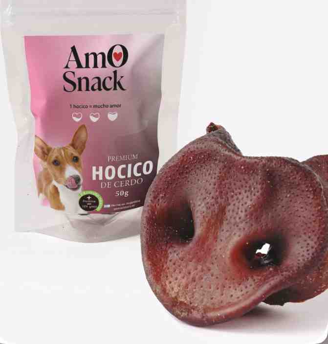 AMO SNACKS   HOCICO DE CERDO X 2 