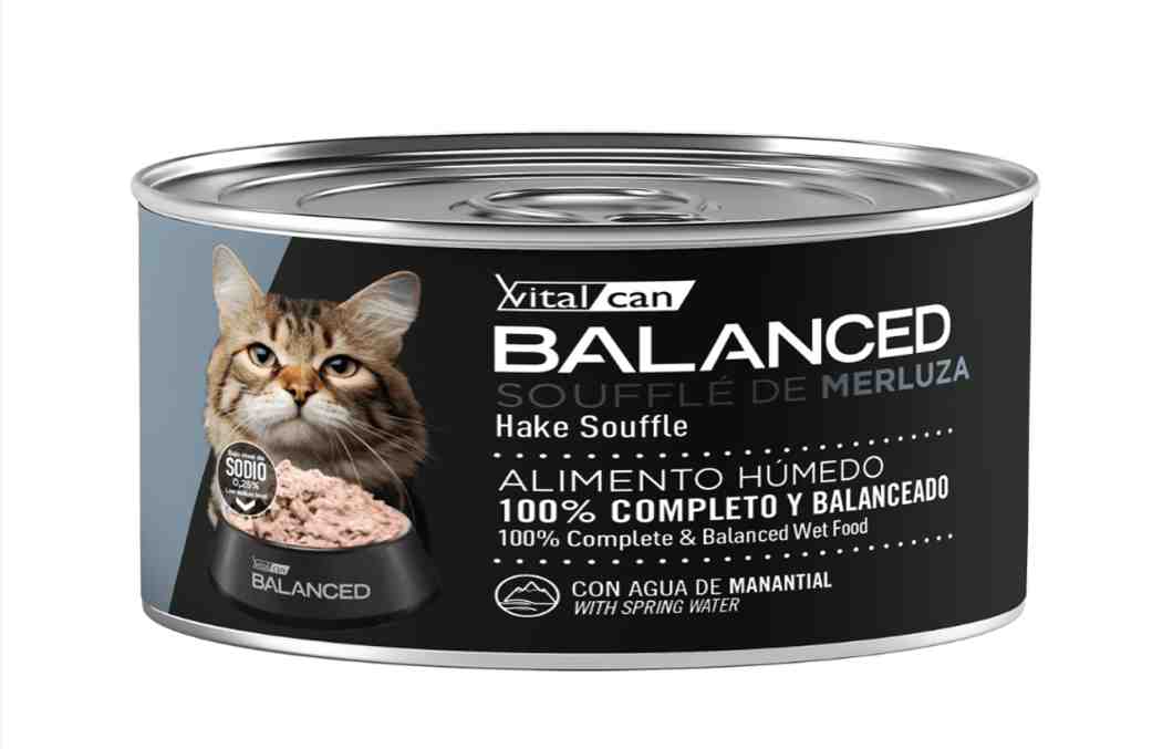 LATA BALANCED GATO SENIOR MERLUZA X 85 G
