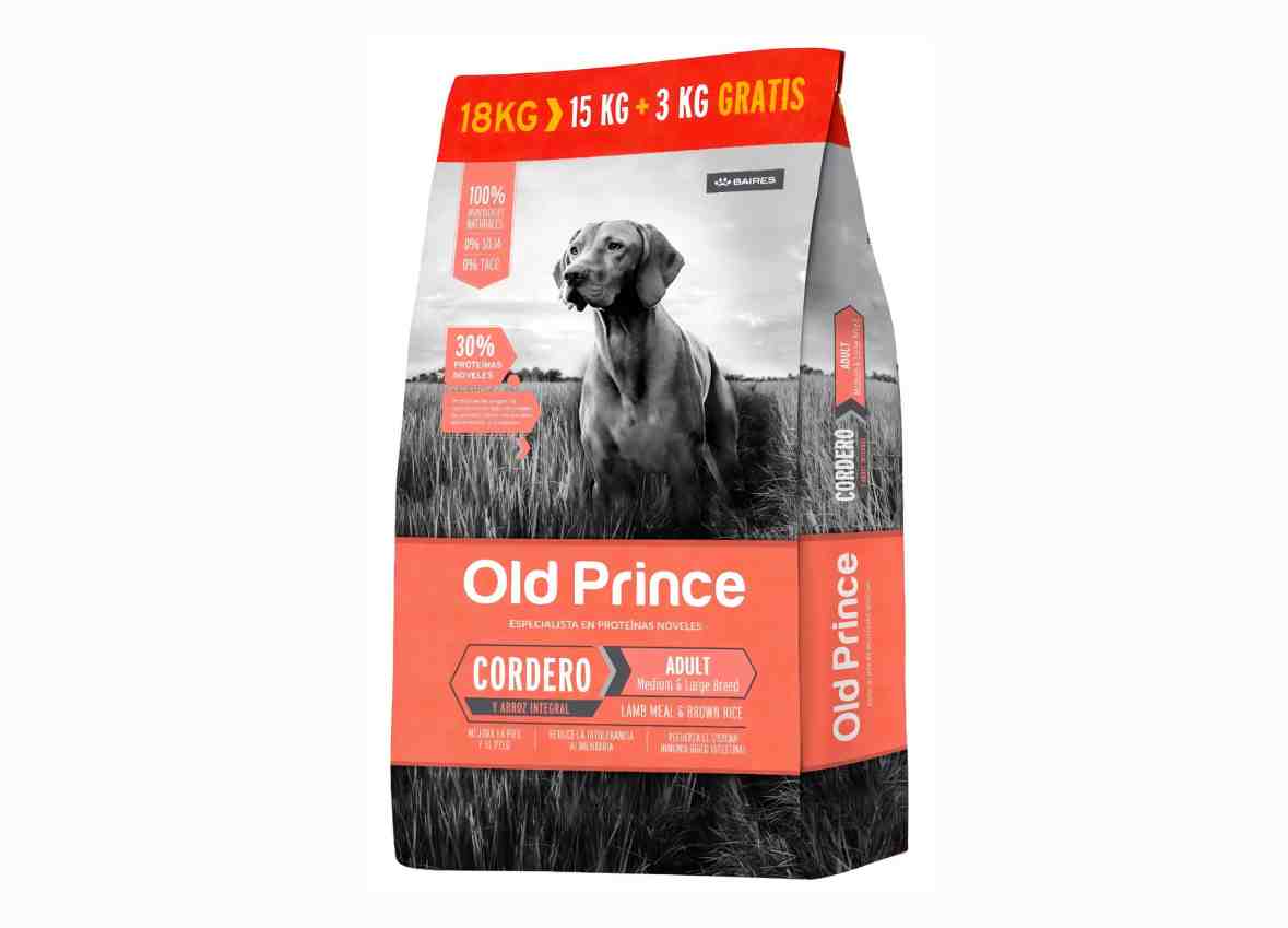 OLD PRINCE CORDERO ADULTO MEDIANO X 15 + 3kg